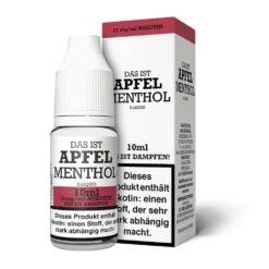 Das Ist Dampfen Apfel Menthol Liquid 10ml -VapeZone Deutschland Das ist Dampfen E Liquid Apfel Menthol 12mg