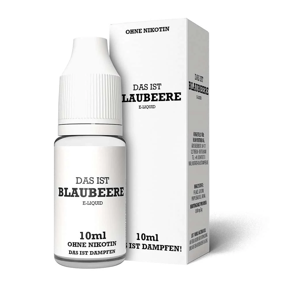 Das Ist Dampfen Blaubeere Liquid 10ml 1 Das Ist Dampfen Blaubeere Liquid 10ml