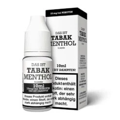 Das Ist Dampfen Tabak Menthol Liquid 10ml -VapeZone Deutschland Das ist Dampfen E Liquid Tabak Menthol 18mg