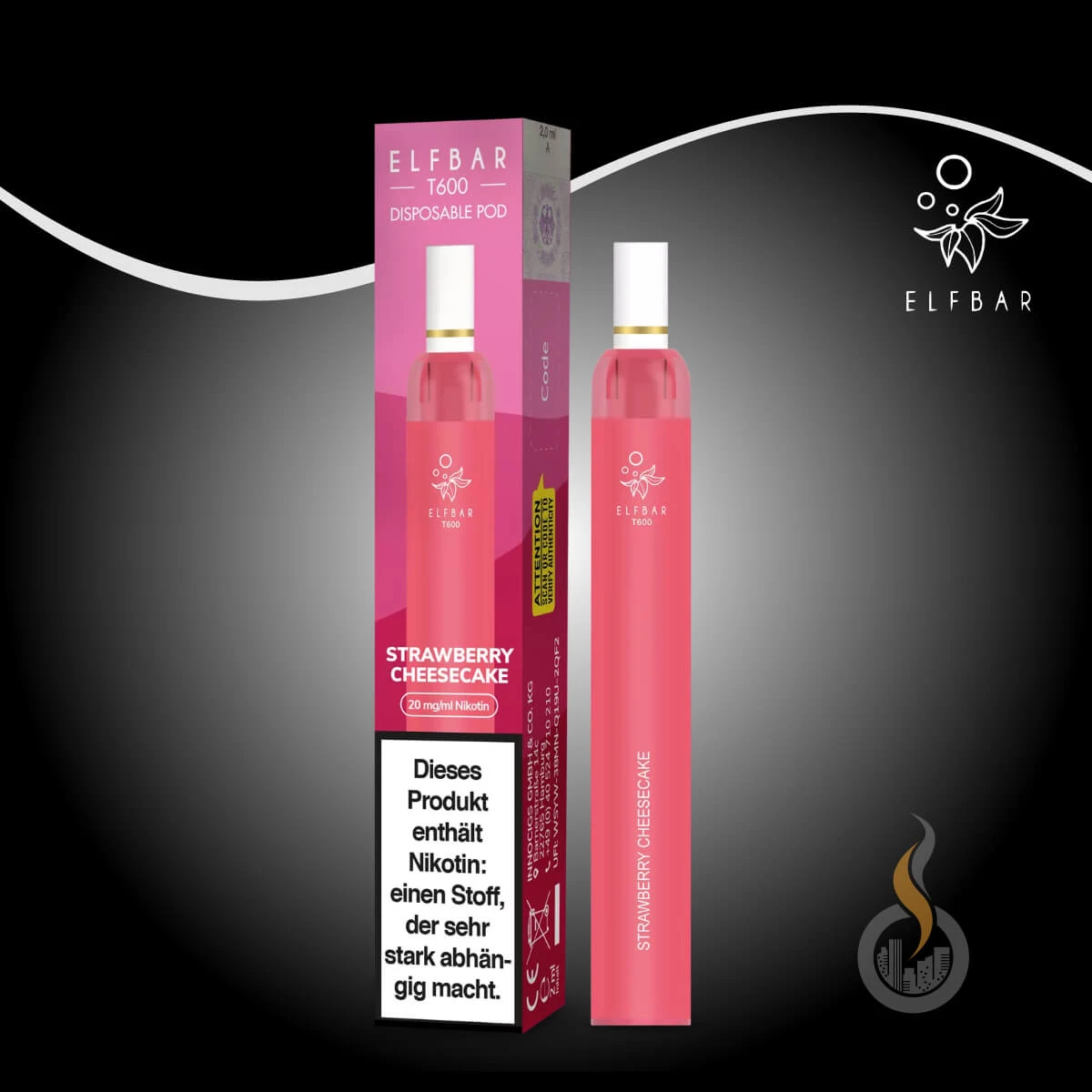 ELF BAR T600 Strawberry Cheesecake 1 ELF BAR T600 Strawberry Cheesecake