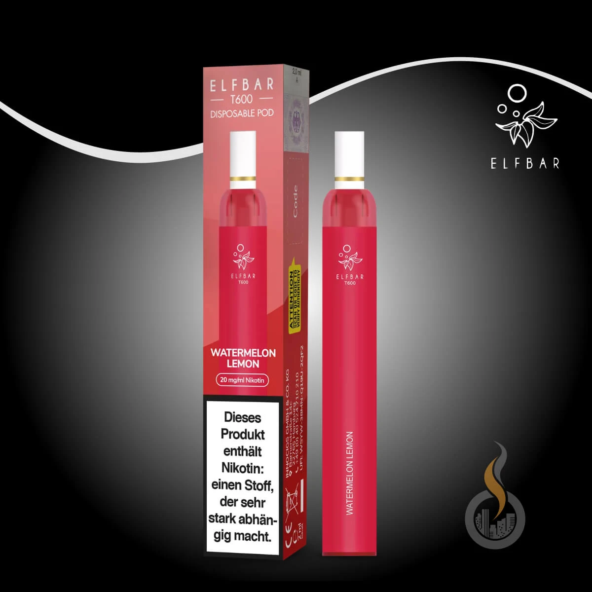 ELF BAR T600 Watermelon Lemon 1 ELF BAR T600 Watermelon Lemon