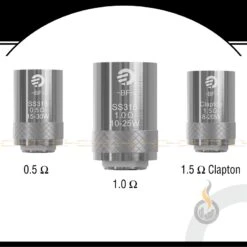 5x Joyetech CUBIS BF SS316 Clapton Ersatz Coils