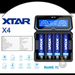 Xtar X4 Ladegerät Für Vier Akkus (4-Schacht) 9 Xtar X4 Ladegerät Für Vier Akkus (4-Schacht) -VapeZone Deutschland Xtar X4 description