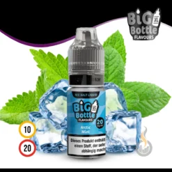 BIG BOTTLE FLAVOURS Arctic Mint Nic Salt Liquid - 10 Ml