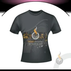 VapeZone Deutschland 25 Besser T-SHIRT - WE TRUST IN VAPE - Damen