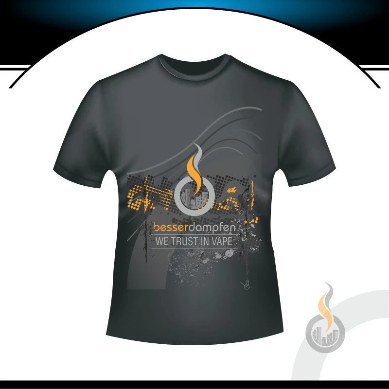 Besser T-SHIRT - WE TRUST IN VAPE - Herren 1 Besser T-SHIRT - WE TRUST IN VAPE - Herren