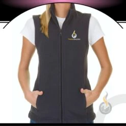 Besser FLEECE WESTE Bestickt Mit Logo - Damen