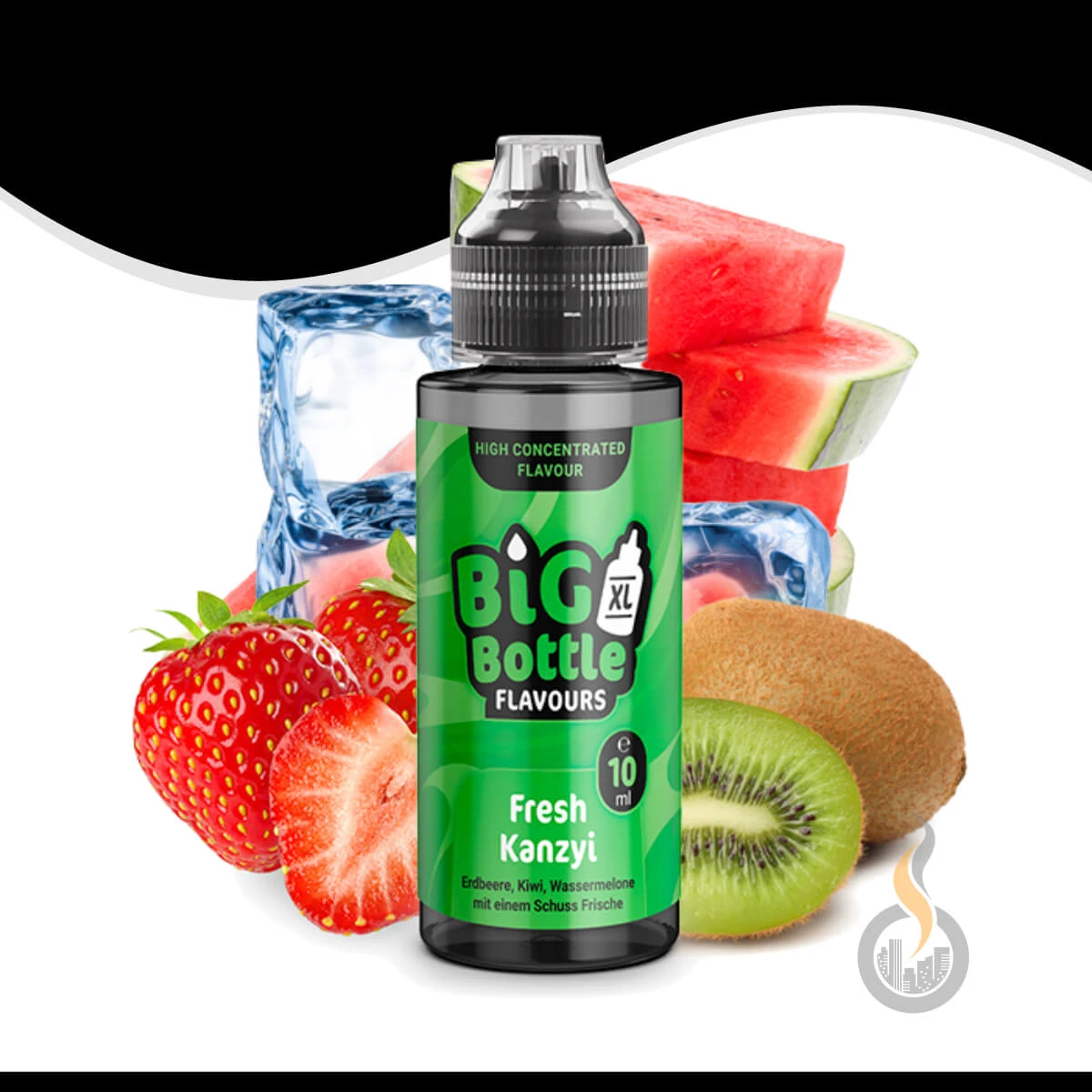 BIG BOTTLE FLAVOURS Fresh Kanzyi Aroma - 10 Ml 1 BIG BOTTLE FLAVOURS Fresh Kanzyi Aroma - 10 Ml