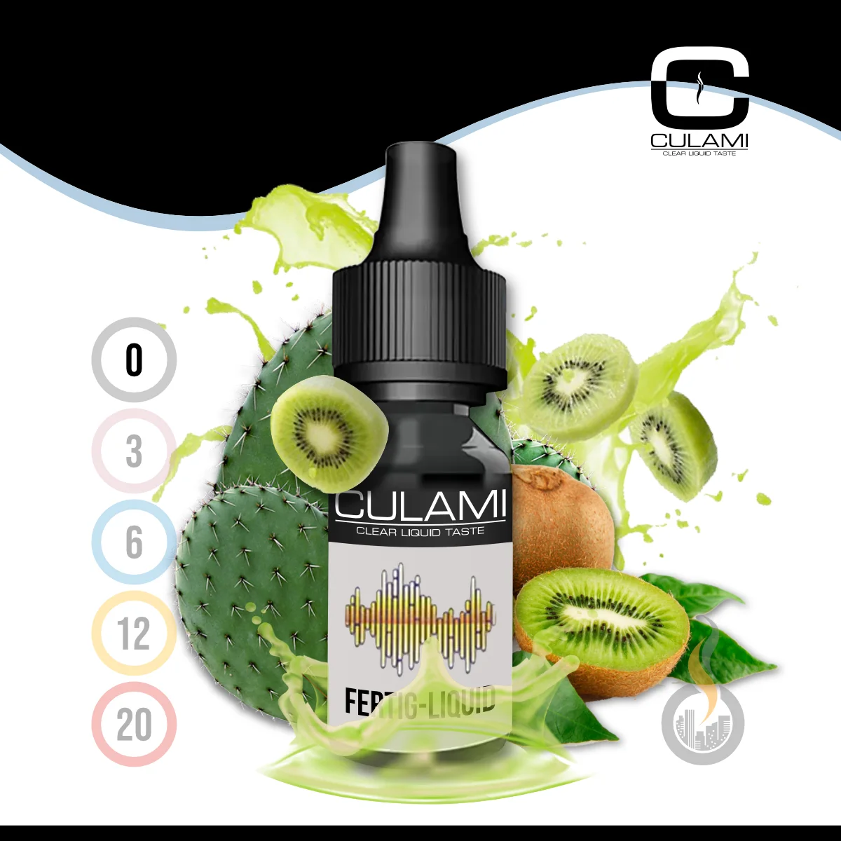 CULAMI Kaktus Kiwi Liquid - 10 Ml 1 CULAMI Kaktus Kiwi Liquid - 10 Ml