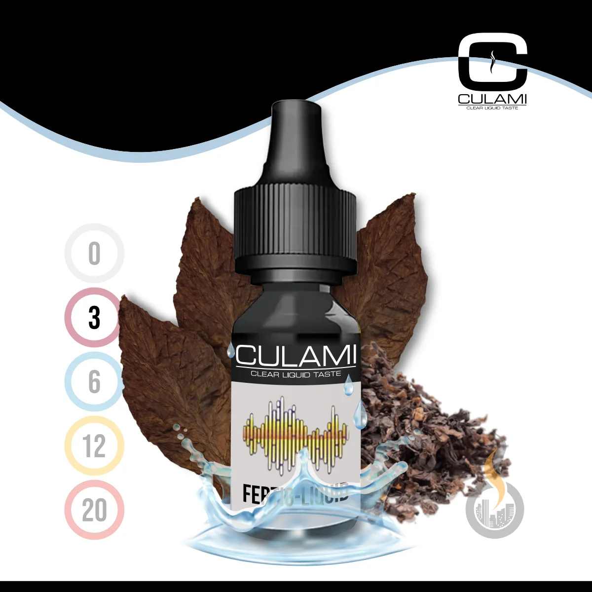 CULAMI Kräftiger Tabak Liquid - 10 Ml 1 CULAMI Kräftiger Tabak Liquid - 10 Ml