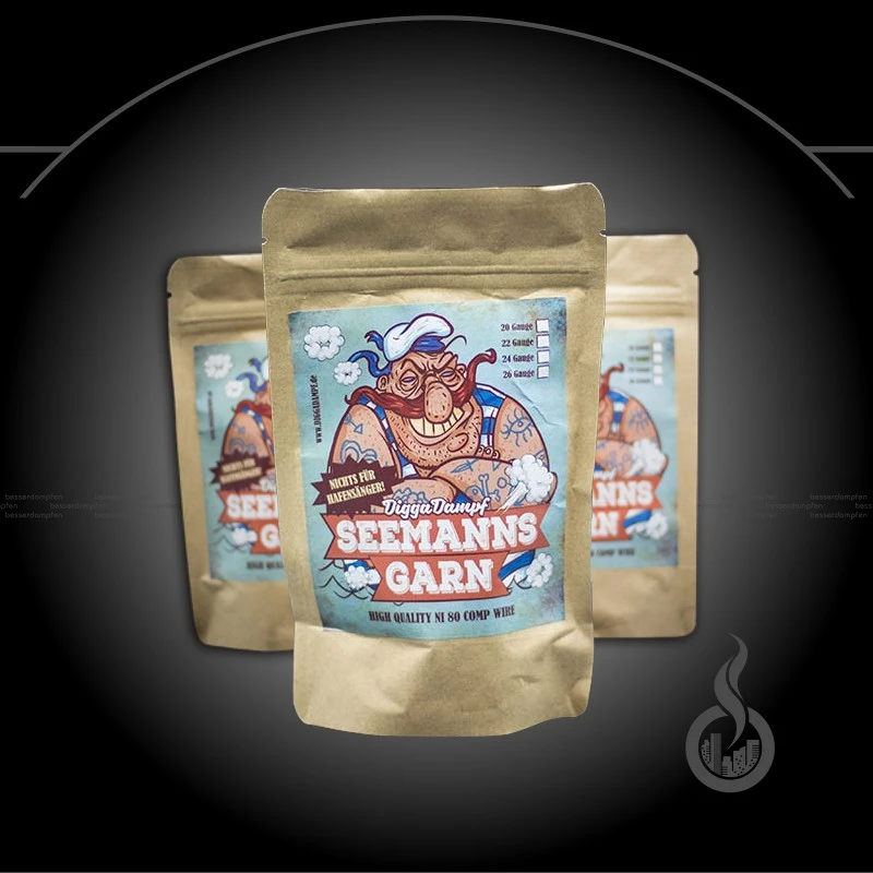 DiggaDampf Seemannsgarn Ni80 - 4.5 Meter Wickeldraht 1 DiggaDampf Seemannsgarn Ni80 - 4.5 Meter Wickeldraht