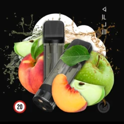 2x ELF BAR ELFA CP Prefilled Pod Apple Peach - 20 Mg