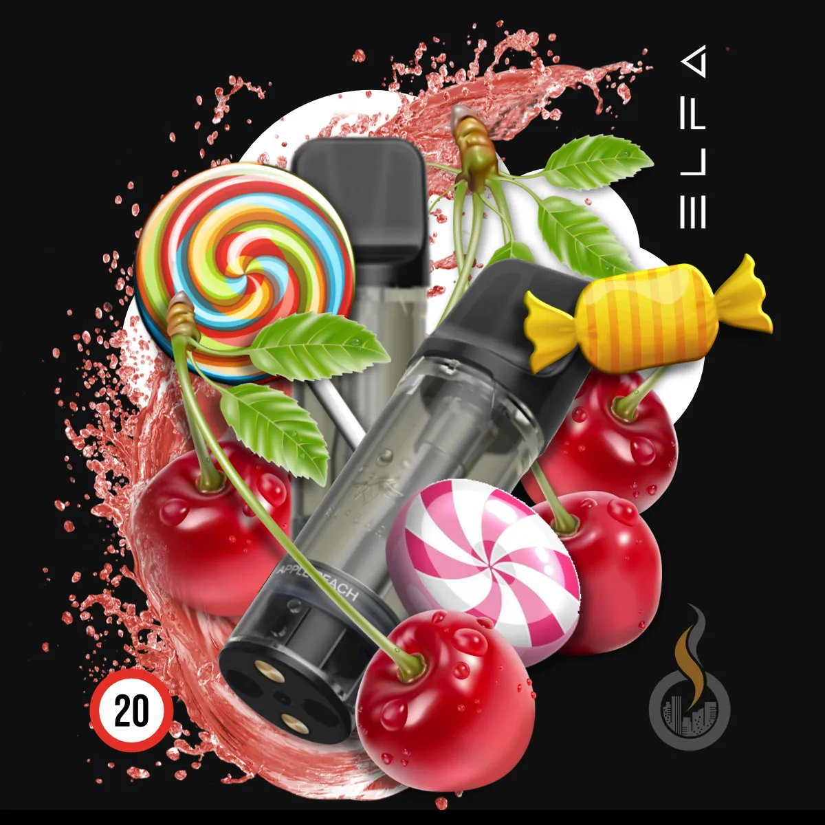 2x ELF BAR ELFA CP Prefilled Pod Cherry Candy - 20 Mg 1 2x ELF BAR ELFA CP Prefilled Pod Cherry Candy - 20 Mg