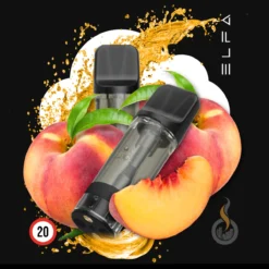 2x ELF BAR ELFA CP Prefilled Pod Peach Ice - 20 Mg