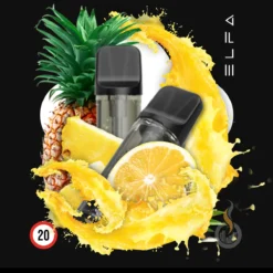2x ELF BAR ELFA CP Prefilled Pod Pineapple Lemon Qi - 20 Mg