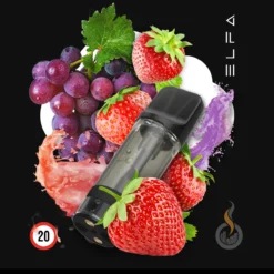 2x ELF BAR ELFA CP Prefilled Pod Strawberry Grape - 20 Mg