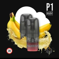 2x Elfbar Mate500 P1 Prefilled Pod Banana - 20 Mg