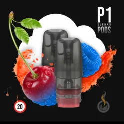 2x Elfbar Mate500 P1 Prefilled Pod Blue Razz Cherry - 20 Mg