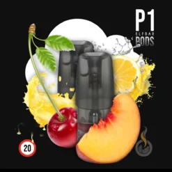 2x Elfbar Mate500 P1 Prefilled Pod Cherry Peach Lemonade - 20 Mg