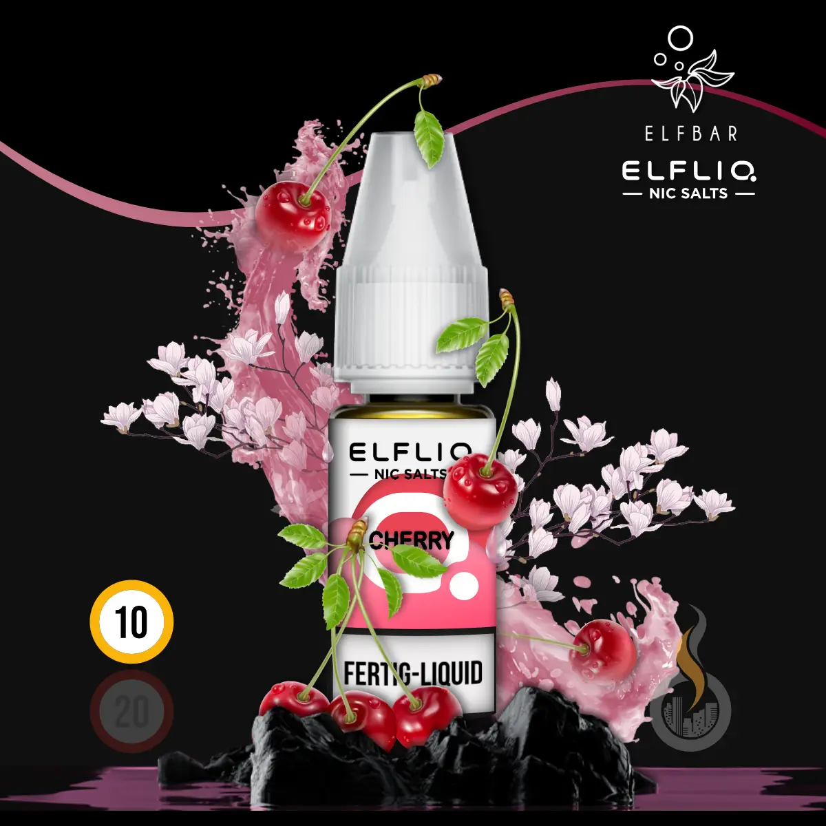 ELFLIQ By Elfbar Cherry Nikotinsalz Liquid - 10 Ml 1 ELFLIQ By Elfbar Cherry Nikotinsalz Liquid - 10 Ml
