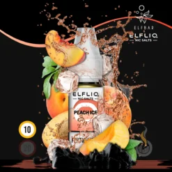 ELFLIQ By Elfbar Peach Ice Nikotinsalz Liquid - 10 Ml