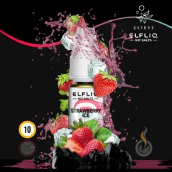 ELFLIQ By Elfbar Strawberry Ice Nikotinsalz Liquid - 10 Ml