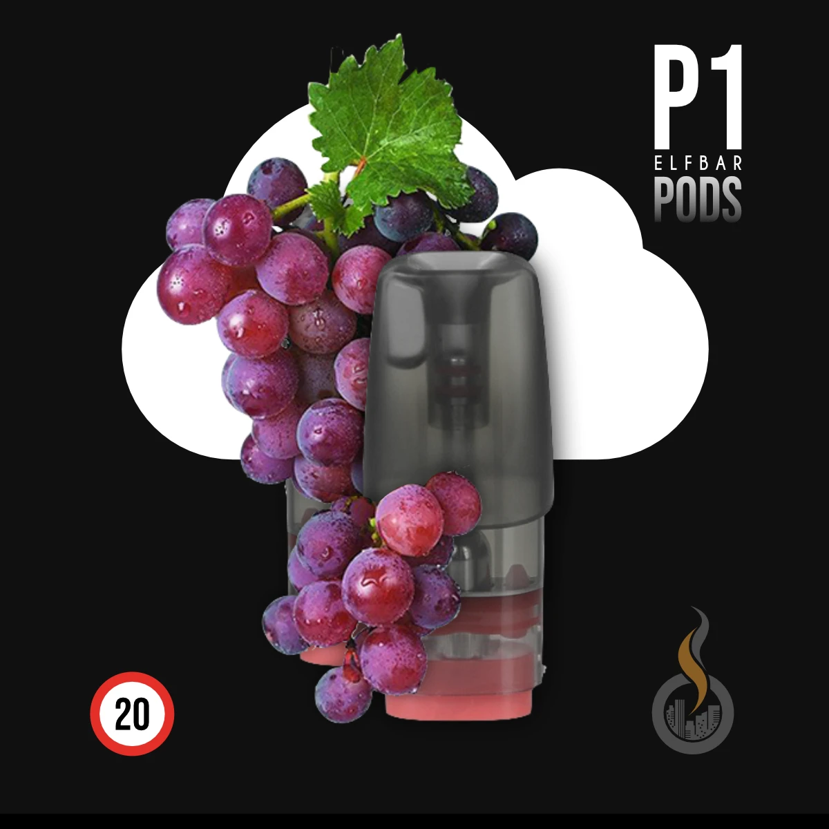 2x Elfbar Mate500 P1 Prefilled Pod Grape - 20 Mg 1 2x Elfbar Mate500 P1 Prefilled Pod Grape - 20 Mg