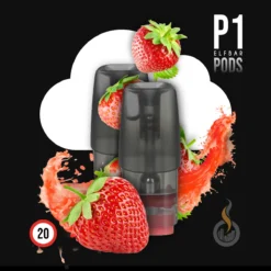 2x Elfbar Mate500 P1 Prefilled Pod Strawberry - 20 Mg