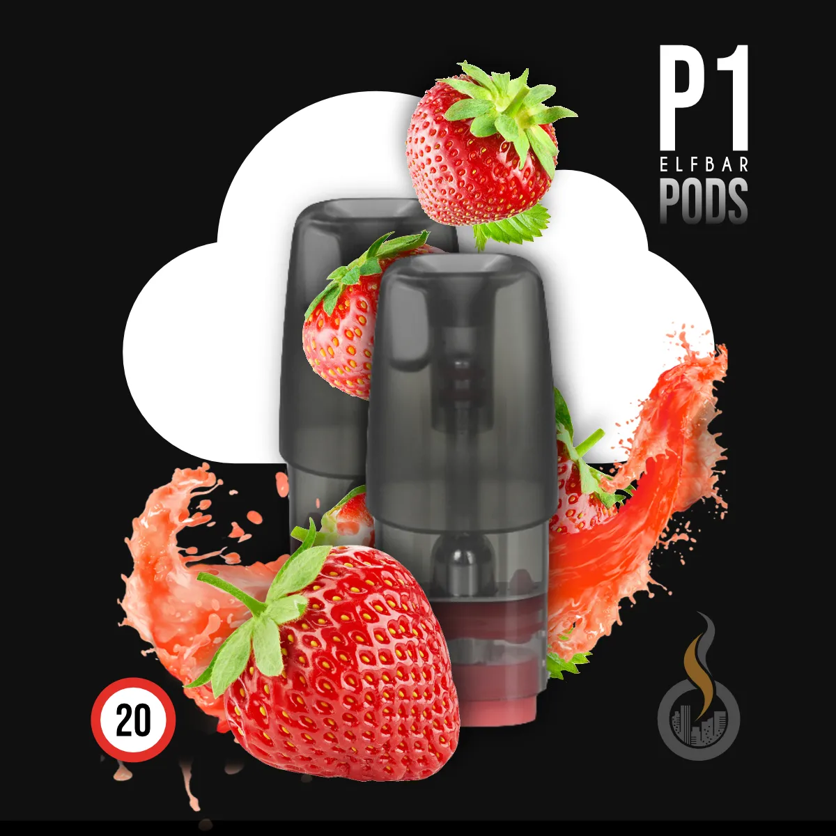 2x Elfbar Mate500 P1 Prefilled Pod Strawberry - 20 Mg 1 2x Elfbar Mate500 P1 Prefilled Pod Strawberry - 20 Mg