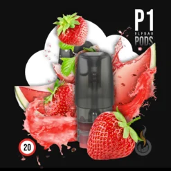 2x Elfbar Mate500 P1 Prefilled Pod Watermelon Strawberry - 20 Mg