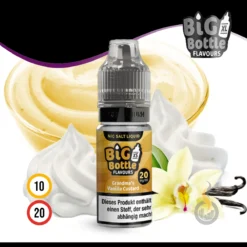 BIG BOTTLE FLAVOURS Grandma's Vanilla Custard Nic Salt Liquid - 10 Ml
