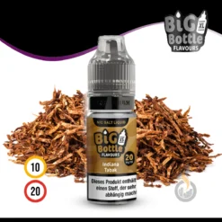 BIG BOTTLE FLAVOURS Indiana Tabak Nic Salt Liquid - 10 Ml