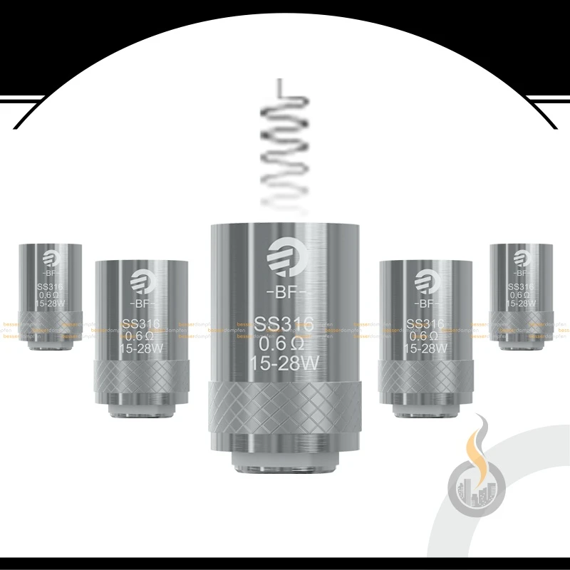 5x Joyetech CUBIS BFSS316 Ersatz Coil - 0.6 Ohm 1 5x Joyetech CUBIS BFSS316 Ersatz Coil - 0.6 Ohm