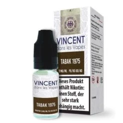 Vincent Dans Les Vapes Tabak 1975 Liquid -VapeZone Deutschland liquid vincent dans les vapes tabak 1975 3 mg