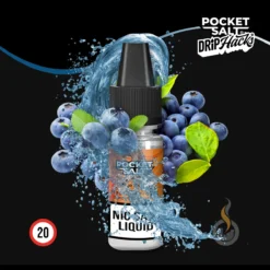 POCKET SALT Nikotinsalz Liquid Blueberry - 10 Ml
