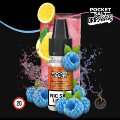 POCKET SALT Nikotinsalz Liquid Blue Raspberry Lemonade - 10 Ml
