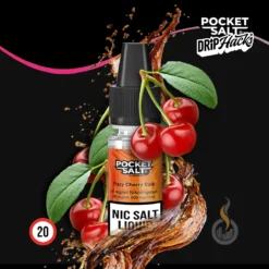 POCKET SALT Nikotinsalz Liquid Fizzy Cherry Cola - 10 Ml