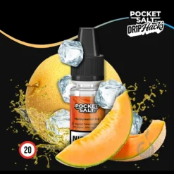 POCKET SALT Nikotinsalz Liquid Honeymelon Ice - 10 Ml