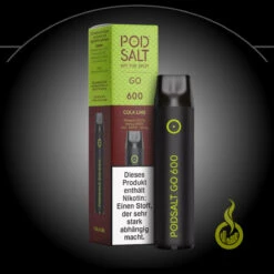 Pod Salt Go 600 Einweg E-Zig Cola Lime
