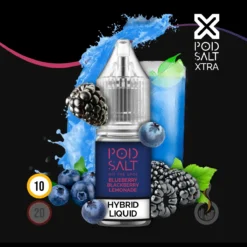 POD SALT XTRA Blueberry Blackberry Lemonade Liquid - 10 Ml