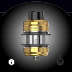 SMOK T-Air Subohm Tank Verdampfer - 5 Ml -VapeZone Deutschland smok t air subtank in farbe gold