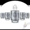 5x SMOK V8 BABY Q2 Dual Core - Ersatz Coils