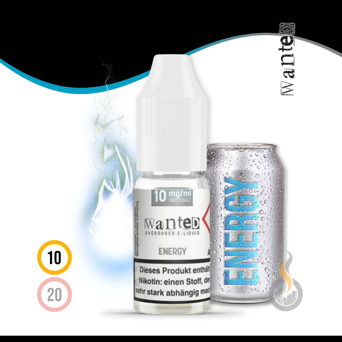 WANTED Overdosed Energy Nikotinsalz-Liquid - 10 Ml 1 WANTED Overdosed Energy Nikotinsalz-Liquid - 10 Ml