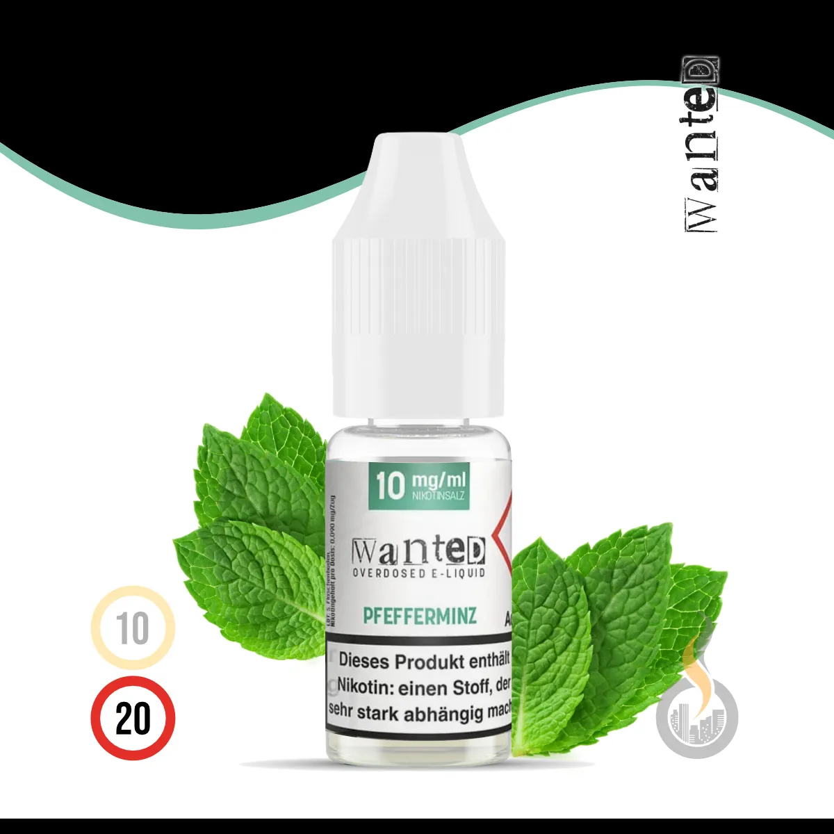 WANTED Overdosed Pfefferminz Nikotinsalz-Liquid - 10 Ml 1 WANTED Overdosed Pfefferminz Nikotinsalz-Liquid - 10 Ml