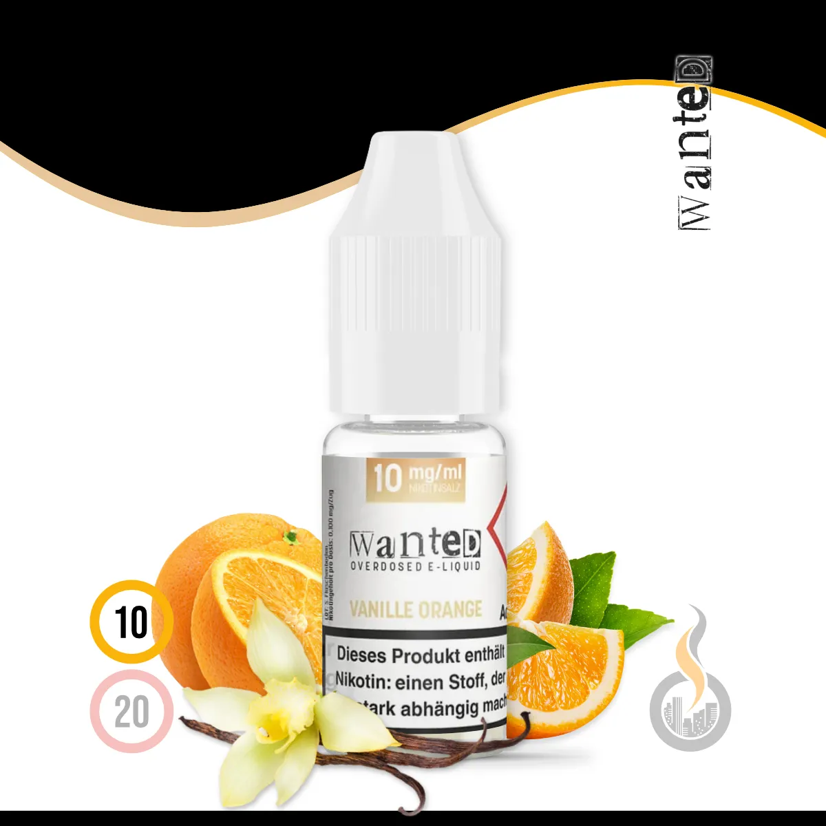 WANTED Overdosed Vanille Orange Nikotinsalz-Liquid - 10 Ml 1 WANTED Overdosed Vanille Orange Nikotinsalz-Liquid - 10 Ml