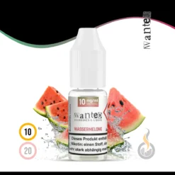 WANTED Overdosed Wassermelone Nikotinsalz-Liquid - 10 Ml